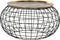 Bijzettafel DKD Home Decor Zwart Gouden Aluminium (80 x 80 x 44 cm)