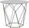 Bijzettafel DKD Home Decor Zwart Metaal Kristal Gouden (70 x 70 x 60 cm)