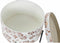 Bijzettafel DKD Home Decor Zwart Metaal Wit 38 x 38 x 39 cm Hout MDF