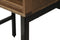 Bijzettafel Donkerbruin Eikenhout - 13kg - 45x40x70cm - Modica
