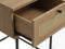 Bijzettafel Eiken Melamine - 45x45x70cm - Giga Living