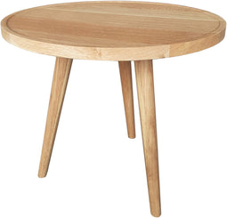Bijzettafel Eiken rond 50cm