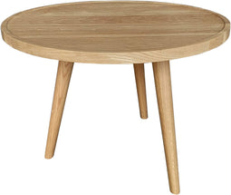 Bijzettafel Eiken rond 56cm