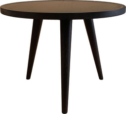 Bijzettafel Eiken rond 56cm zwart