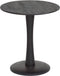 Bijzettafel Flare Ø55 cm hoog - zwart
