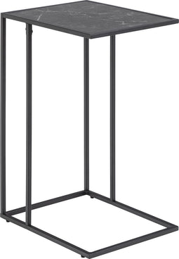 Bijzettafel Infinity 43x35 cm - zwart marmer