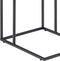 Bijzettafel Infinity 43x35 cm - zwart marmer
