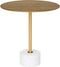 Bijzettafel Koper & Marmer - 51x51x52cm - Bijzettafel Lecco - House Nordic