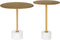 Bijzettafel Koper & Marmer - 51x51x52cm - Bijzettafel Lecco - House Nordic