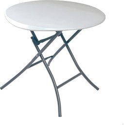 Bijzettafel Lifetime Wit 83,5 x 73,5 x 83,5 cm Staal Plastic