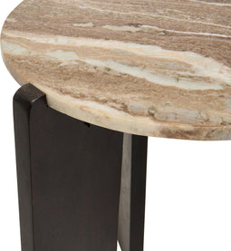 Bijzettafel Lila - Donkerbruin