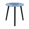 Bijzettafel Marmer Blauw Zwart Kristal 40 x 41,5 x 40 cm (4 Stuks)
