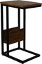 Bijzettafel met magazine rek Mosaic - 30x38x65 - mangohout/metaal