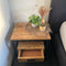 Bijzettafel / Nachtkastje Industrieel Design | Mangohout en Staal | 45x35x50