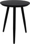 Bijzettafel - ø40x50 - Zwart - Acaciahout/ijzer