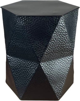 Bijzettafel Prisma | Black metal