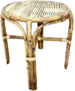 Bijzettafel Rattan dia. 50x45 cm
