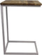 Bijzettafel Rick - 35x45x65 - Naturel/wit - Mangohout/metaal