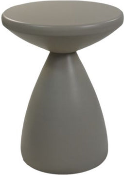Bijzettafel rond - ø36x48 - Warm grijs - metaal