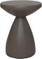 Bijzettafel rond - ø36x48 - Warm grijs - metaal
