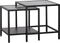 Bijzettafel set - Metaal Zwart - 12kg - Bronco