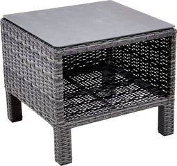 Bijzettafel Soho Forte open 50x50 cm - antraciet