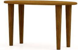 Bijzettafel Tide ovaal acacia 90x50x50 - Bruin