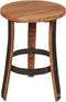 Bijzettafel van oude whiskyvaten - hoog 55 cm - Handgemaakt - Darach Scotland