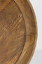 Bijzettafel Ventura - ø40x42 cm - naturel - mangohout/ijzer