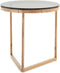 Bijzettafel Wynona 125 Grijs / Roségoud | Salontafel | Rond
