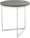 Bijzettafel Wynona 125 Zwart / Zilver | Salontafel