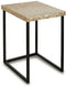 Bijzettafel Zilver (47 x 62 x 47 cm)