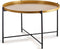 Bijzettafel Zwart Gouden Metaal (76,5 x 46 x 76,5 cm)