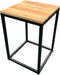 Bijzettafeltje hout/metaal
