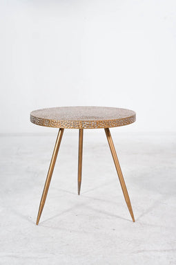 Bijzettafeltje nice goud d45h45cm