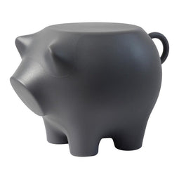 Bijzetvarken Antraciet / Sidepig Anthracite - Design Bijzettafel - Werkwaardig.