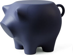 Bijzetvarken Marineblauw / Sidepig Navyblue - Design Bijzettafel - Visnet materiaal - Werkwaardig.