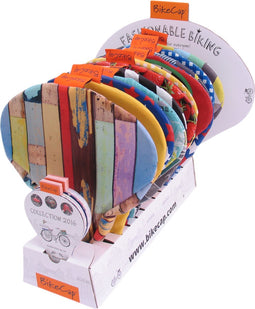 Bikecap zadeldekjes toonbank display met waaier
