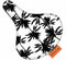 BikeCap Zadelhoes Tropical Tree | Fietszadelhoes - Fietszadeldek - Stof en waterafstotend