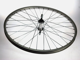 Bikefun Voorwiel 24x1.75 alu zilver blank