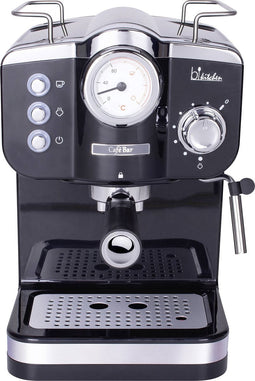 BiKitchen - koffie 200 Espressomachine met carterfilterhouder - Zwart - 1100 W