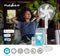 Nedis FNST17CWT40W - Staande Ventilator - 3 Snelheidsstanden - Wit