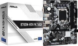 ASRock B760M-HDV/M.2 D4 - Moederbord - LGA1700 - Micro-ATX - 2x DDR4 tot 64GB