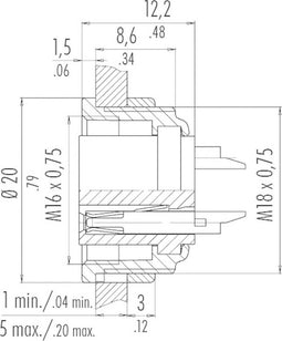 Binder 09-0328-00-07 Ronde connector Bus, inbouw Serie (ronde connectors): 680 Totaal aantal polen: 7 1 stuk(s)