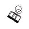Binder clips blackM (4 st), per 4 doosjes