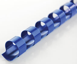 Bindrug gbc 10mm 21rings a4 blauw