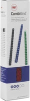 Bindrug gbc 10mm 21rings a4 blauw