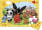 Bing puzzel 2x12 stukjes educatief kleuter speelgoed kinderpuzzel leren puzzelen - cadeautip puzzel 3 jaar en ouder - Bambolino Toys