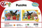 Bing puzzel 2x12 stukjes educatief kleuter speelgoed kinderpuzzel leren puzzelen - cadeautip puzzel 3 jaar en ouder - Bambolino Toys