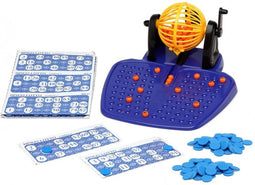 Bingo spel gekleurd/oranje complete set nummers 1-90 - Bingospel - Bingo spellen - Bingomolen met bingokaarten - Bingo spelen